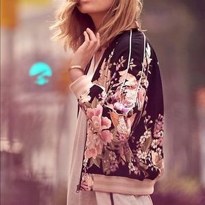Spell designs floral bomber jacket